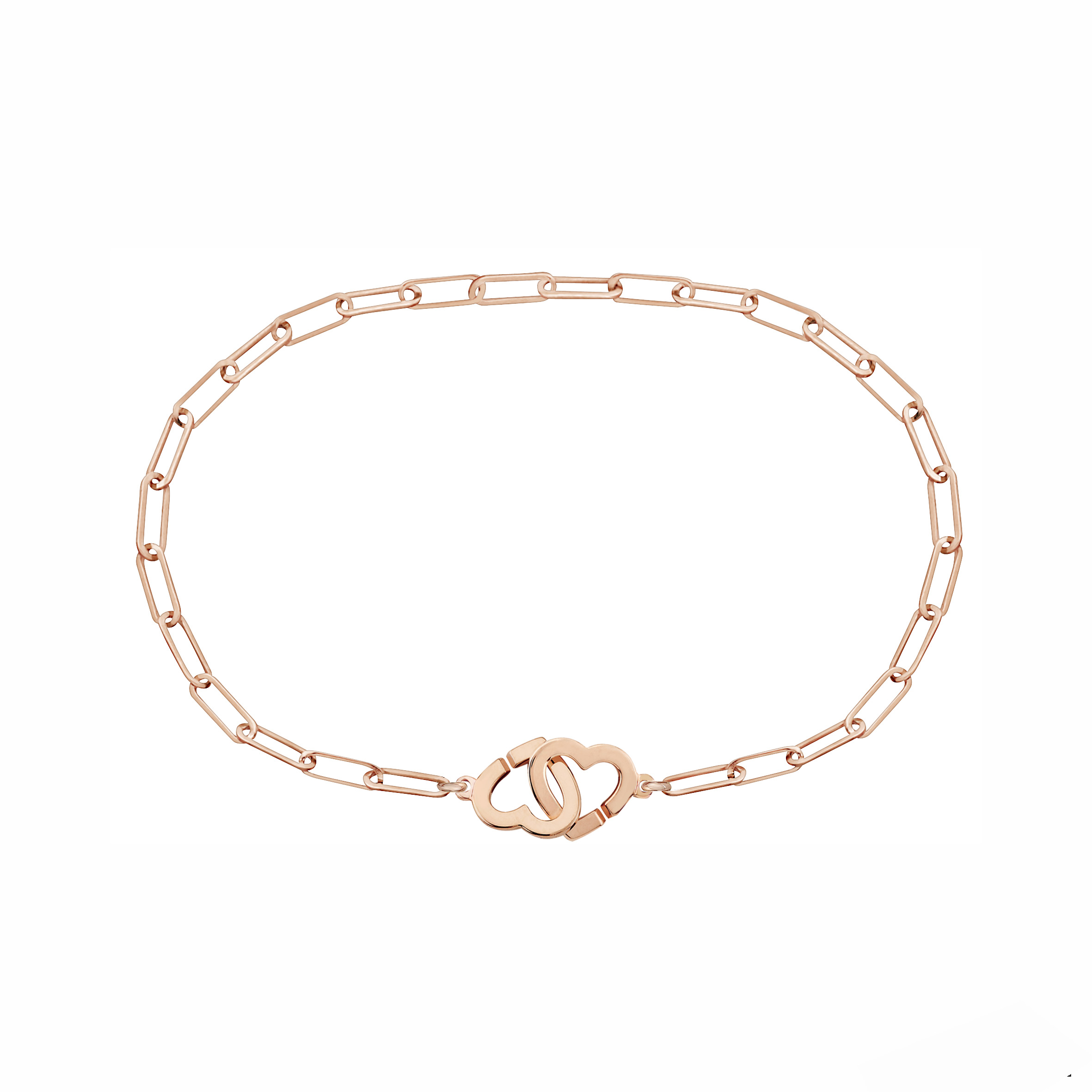 Double Coeurs R9 Rose Gold Bracelet